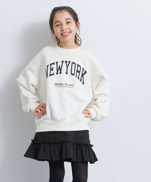 coca（coca）（コカ）の「キッズ ツイル裾フリル付きスカート（スカート・キッズ・ベージュ/ブラック・150/120/140/130）」の12枚目の写真