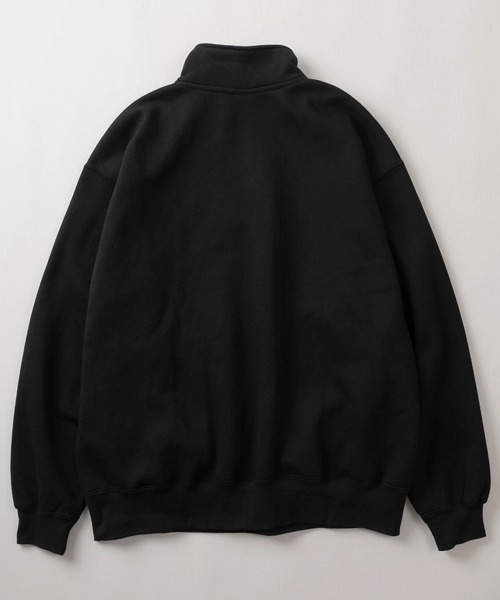 【BEN DAVIS/ベンデイビス】ブランドロゴ ワンポイント刺繍 ハーフジップスウェット/ビッグシルエット（スウェット）｜BEN DAVIS（ベンデイビス）