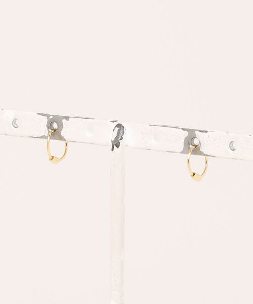 almo(アルモ)の「カーリーポイントフープリングピアス/ペア(RO)(ピアス(両耳用)・メンズ・ゴールド/ブラック/シルバー・SMALL/LARGE/MEDIUM)」の11枚目の写真