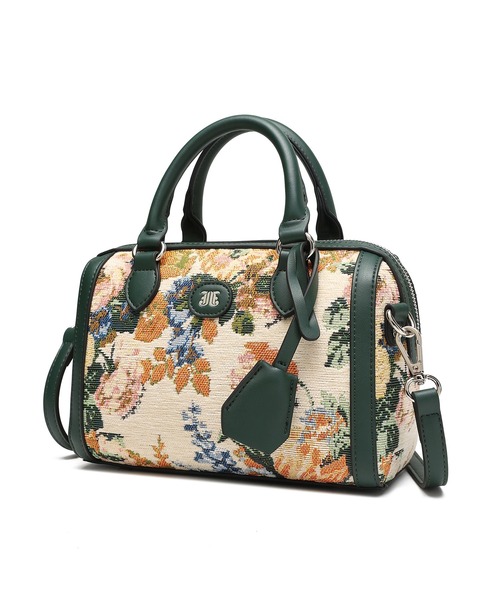 jouetie(ジュエティ)の「【jouetie / ジュエティ】 ゴブランフラワー ボストンバッグ(ボストンバッグ・レディース・ブラウン/レッド/グリーン/ブルー/ブラック・FREE)」の7枚目の写真