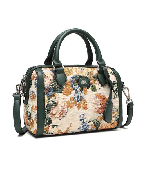 jouetie(ジュエティ)の「【jouetie / ジュエティ】 ゴブランフラワー ボストンバッグ(ボストンバッグ・レディース・ブラウン/レッド/グリーン/ブルー/ブラック・FREE)」の6枚目の写真