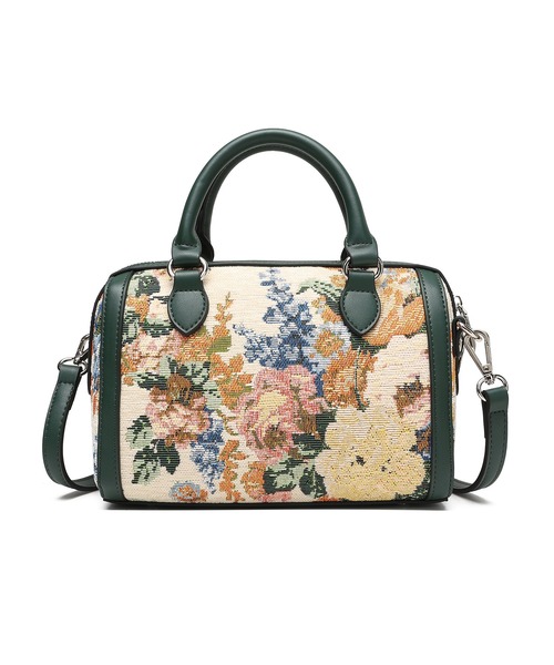 jouetie(ジュエティ)の「【jouetie / ジュエティ】 ゴブランフラワー ボストンバッグ(ボストンバッグ・レディース・ブラウン/レッド/グリーン/ブルー/ブラック・FREE)」の10枚目の写真