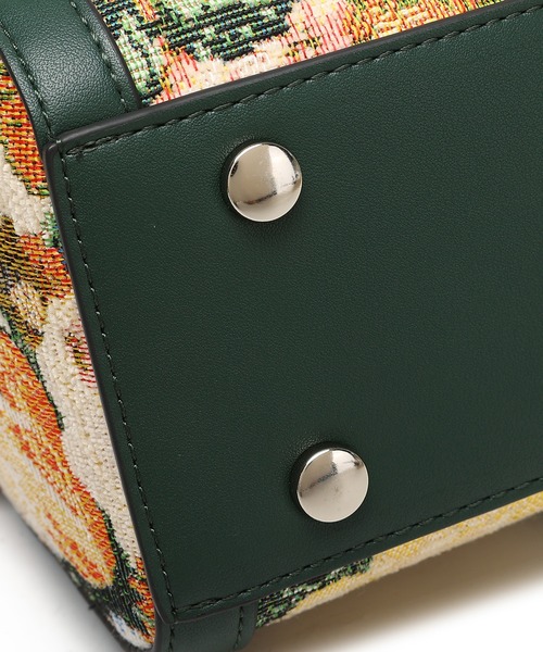 jouetie(ジュエティ)の「【jouetie / ジュエティ】 ゴブランフラワー ボストンバッグ(ボストンバッグ・レディース・ブラウン/レッド/グリーン/ブルー/ブラック・FREE)」の14枚目の写真