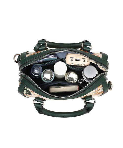 jouetie(ジュエティ)の「【jouetie / ジュエティ】 ゴブランフラワー ボストンバッグ(ボストンバッグ・レディース・ブラウン/レッド/グリーン/ブルー/ブラック・FREE)」の22枚目の写真