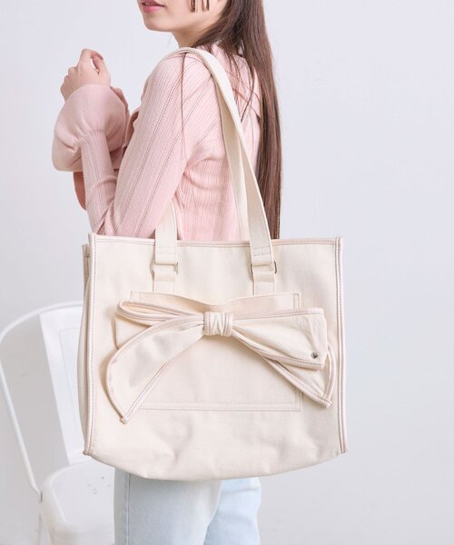 大人気リバイバル】Aimerianejoie リボンキャリーオントート