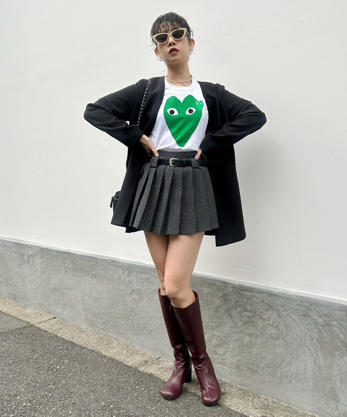 Narcissus（ナルシス）の「チェックベルトミニスカート《動画あり》（スカート・レディース・ブラウン/ブラック・FREE）」の18枚目の写真