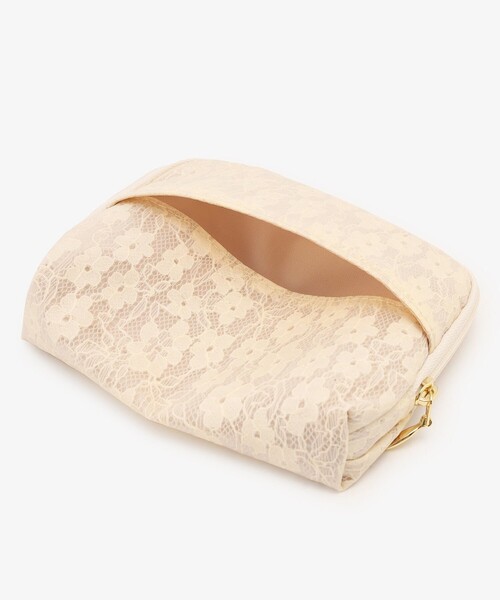 Afternoon Tea（アフタヌーンティー）の「フラワーレースティッシュケースポーチ（ポーチ・レディース・グリーン/アイボリー・ONE SIZE）」の6枚目の写真