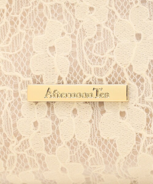 Afternoon Tea（アフタヌーンティー）の「フラワーレースティッシュケースポーチ（ポーチ・レディース・グリーン/アイボリー・ONE SIZE）」の7枚目の写真