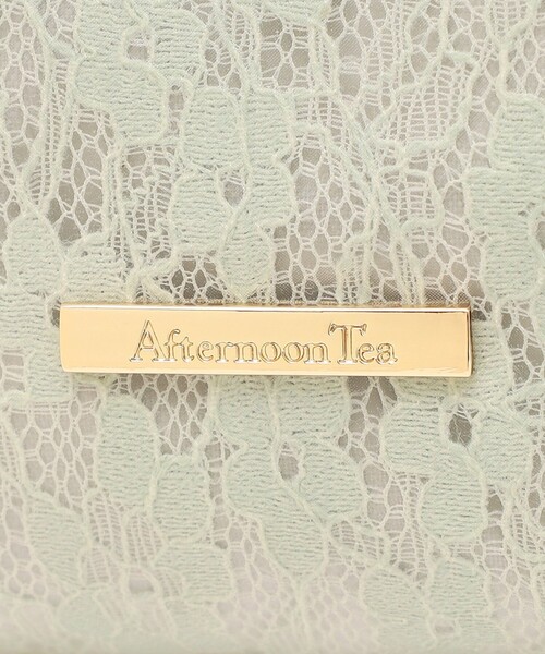 Afternoon Tea（アフタヌーンティー）の「フラワーレースティッシュケースポーチ（ポーチ・レディース・グリーン/アイボリー・ONE SIZE）」の12枚目の写真