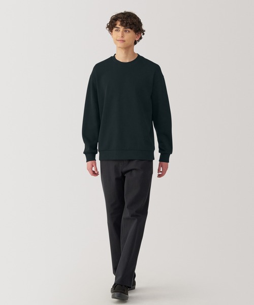 セール】紳士 二重編みクルーネックプルオーバー（Tシャツ