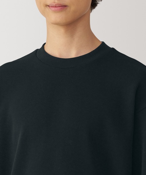 無印良品(ムジルシリョウヒン)の「紳士 二重編みクルーネックプルオーバー(Tシャツ/カットソー・メンズ・ダークグレー/ブラック/ライトグレー/ダークネイビー/ブラウン系/グリーン系・S/M/L/XL)」の18枚目の写真