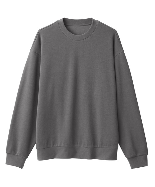 無印良品(ムジルシリョウヒン)の「紳士 二重編みクルーネックプルオーバー(Tシャツ/カットソー・メンズ・ダークグレー/ブラック/ライトグレー/ダークネイビー/ブラウン系/グリーン系・S/M/L/XL)」の7枚目の写真