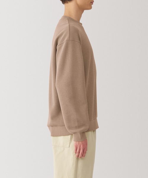 無印良品(ムジルシリョウヒン)の「紳士 二重編みクルーネックプルオーバー(Tシャツ/カットソー・メンズ・ダークグレー/ブラック/ライトグレー/ダークネイビー/ブラウン系/グリーン系・S/M/L/XL)」の20枚目の写真