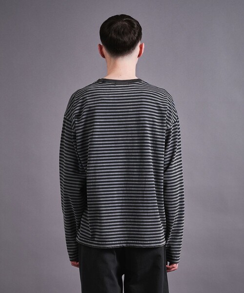 『men's』ボーダーロンT ボーダーロングTシャツ メンズ 長袖[品番：EH000005698]｜8