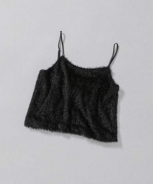 ROSE BUD(ローズバッド)の「ラメフェザーキャミソール(キャミソール・レディース・ブラウン/ホワイト/ブラック・ONE SIZE)」の22枚目の写真