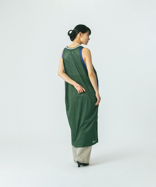 OKIRAKU（オキラク）の「(OKIRAKU×ROSE BUD)MESH  TANK DRESS（ワンピース・レディース・グリーン/ブラック・ONE SIZE）」の19枚目の写真