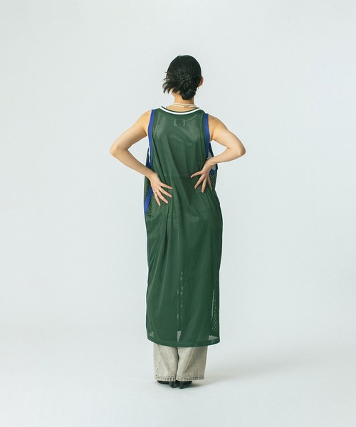 OKIRAKU（オキラク）の「(OKIRAKU×ROSE BUD)MESH  TANK DRESS（ワンピース・レディース・グリーン/ブラック・ONE SIZE）」の20枚目の写真