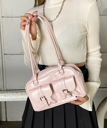 non-hedge（ノンヘッジ）の「2ポケット付合成皮革ボストンバッグ（ボストンバッグ）」