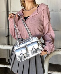 non-hedge（ノンヘッジ）の「2ポケット付合成皮革ボストンバッグ（ボストンバッグ）」