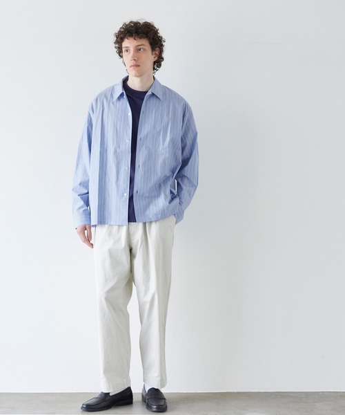 coca（coca）（コカ）の「タイプライターストライプシャツ（シャツ/ブラウス・メンズ・A/B・M/L/XL）」の8枚目の写真