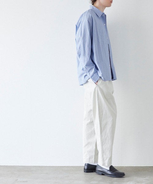 coca（coca）（コカ）の「タイプライターストライプシャツ（シャツ/ブラウス・メンズ・A/B・M/L/XL）」の11枚目の写真