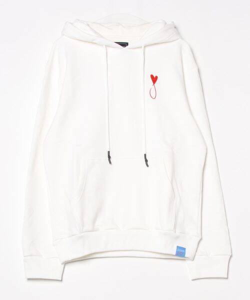 MAISON HONORE(メゾンオノレ)の「Tiphanie Hoodie(パーカー・メンズ・ホワイト×ブルー/ブラック×ブルー/ホワイト×レッド/ブラック×レッド・X-LARGE/LARGE/SMALL/MEDIUM/X-SMALL/XX-LARGE)」の2枚目の写真