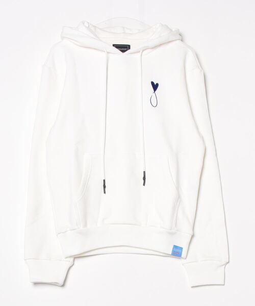 MAISON HONORE(メゾンオノレ)の「Tiphanie Hoodie(パーカー・メンズ・ホワイト×ブルー/ブラック×ブルー/ホワイト×レッド/ブラック×レッド・X-LARGE/LARGE/SMALL/MEDIUM/X-SMALL/XX-LARGE)」の1枚目の写真