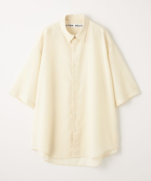 CITEN（シテン）の「＜CITEN＞エアリーテックスビッグシャツ（シャツ/ブラウス・メンズ・ベージュ/ブラック/ライトブルー/ナチュラル・S/M/L）」の4枚目の写真