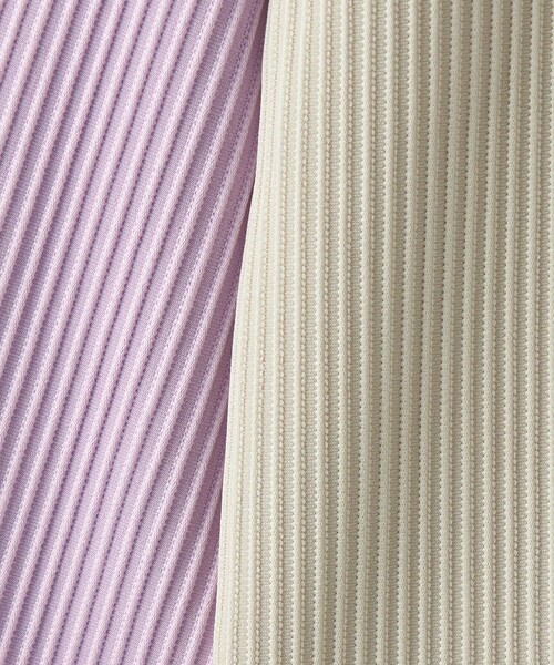 green label relaxing（グリーンレーベルリラクシング）の「GLR バイカラー ラッシュガード / キッズ 100cm-130cm（水着・キッズ・オリーブ/ライラック・100cm/110cm/120cm/130cm）」の7枚目の写真