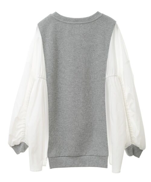 Editt by YECCA VECCA(エディットバイイェッカヴェッカ)の「ギャザーデザインプルオーバー(Tシャツ/カットソー・レディース・グレー/ブラック・FREE)」の19枚目の写真