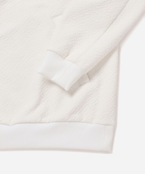 Saturdays Golf(サタデーズゴルフ)の「Air Jacquard Half Zip(ブルゾン・メンズ・ホワイト/ブラック・S/M/L/XL)」の11枚目の写真