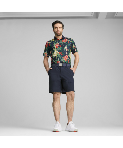 PUMA（プーマ）の「PUMA プーマ メンズ ゴルフ PUMA x PTC フローラル 半袖 ポロシャツ（ポロシャツ・メンズ・ネイビー/ホワイト系その他・MEDIUM/LARGE/X-LARGE/X-SMALL/SMALL）」の8枚目の写真