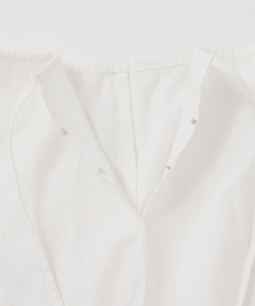 Charles Chaton（シャルルシャトン）の「river flow skirt（スカート・レディース・ブラック/ホワイト・34/36）」の8枚目の写真