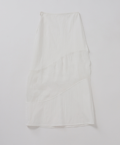 Charles Chaton（シャルルシャトン）の「river flow skirt（スカート・レディース・ブラック/ホワイト・34/36）」の9枚目の写真