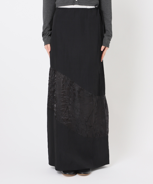 Charles Chaton（シャルルシャトン）の「river flow skirt（スカート・レディース・ブラック/ホワイト・34/36）」の11枚目の写真