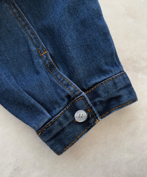 ABYS（アビス）の「オーバーサイズ デニムシャツ（シャツ/ブラウス・レディース・インディゴブルー・SMALL/MEDIUM/LARGE）」の15枚目の写真