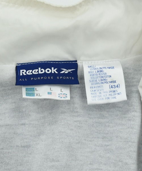 Reebok(リーボック)の「【ヴィンテージ古着】Reebok ロゴ刺繍 ナイロンジャケット(ナイロンジャケット・メンズ・ホワイト・LARGE)」の11枚目の写真