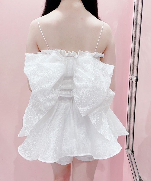 PAIN(ペイン)の「ジャガードフレアショートパンツ(その他パンツ・レディース・ホワイト/ブラック/ピンク・FREE)」の6枚目の写真