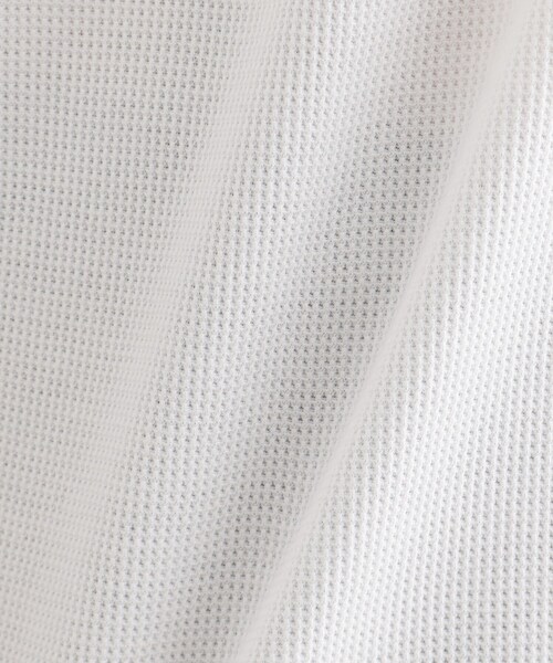 tk.TAKEO KIKUCHI（ティーケータケオキクチ）の「ワッフルノースリーブタンクトップ（タンクトップ・メンズ・ホワイト/ブラック・03/02/01）」の7枚目の写真