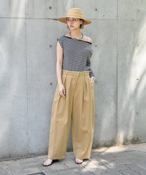 コットン2追加 ユニクロ公式 | ワイドリブブラタンクトップ