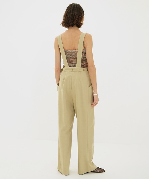 CLANE（クラネ）の「MIX BORDER SIDE HOLE KNIT TOPS（キャミソール・レディース・ブルー/オレンジ・1/2）」の9枚目の写真