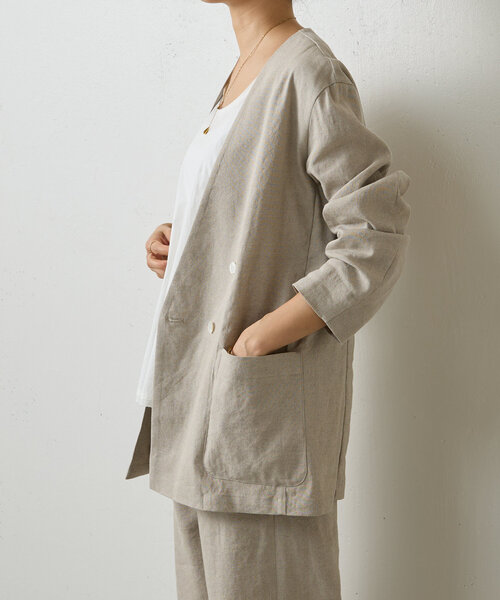 リネンジャケット