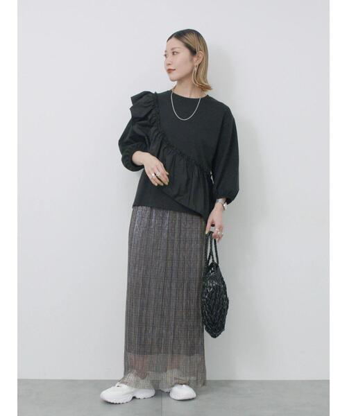 Samansa Mos2 blue（サマンサモスモスブルー）の「合皮マクラメバッグ（ハンドバッグ・レディース・ホワイト/グリーン/ブラック・F）」の11枚目の写真