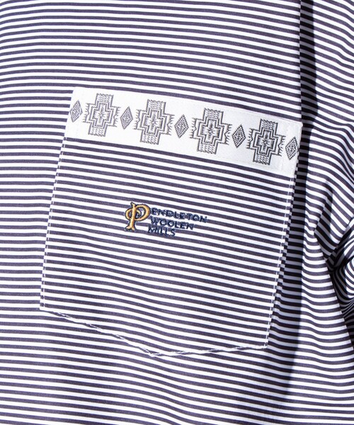 PENDLETON（ペンドルトン）の「【3点セット】【PENDLETON/ペンドルトン】Tシャツ ショーツ バッグ（Tシャツ/カットソー・メンズ・ブラック/ブルー系その他7/ベージュ・M/L/XL）」の20枚目の写真