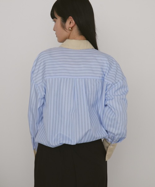 Auntie Rosa（アンティローザ）の「【KICO direction item】アソートフリルシャツ（シャツ/ブラウス・レディース・ブルー/ブルー系その他・FREE）」の20枚目の写真