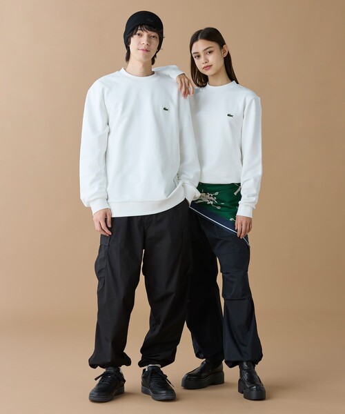 LACOSTE（ラコステ）の「エッセンシャルクルーネックスウェット（スウェット・メンズ・カーキ/ブラウン/ホワイト/ベージュ/ライトブルー/ブラック/セージグリーン/ネイビー/グレー・4/5/2/3/6）」の16枚目の写真