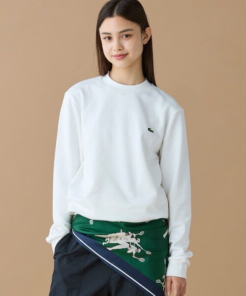 LACOSTE（ラコステ）の「エッセンシャルクルーネックスウェット（スウェット・メンズ・カーキ/ブラウン/ホワイト/ベージュ/ライトブルー/ブラック/セージグリーン/ネイビー/グレー・4/5/2/3/6）」の21枚目の写真