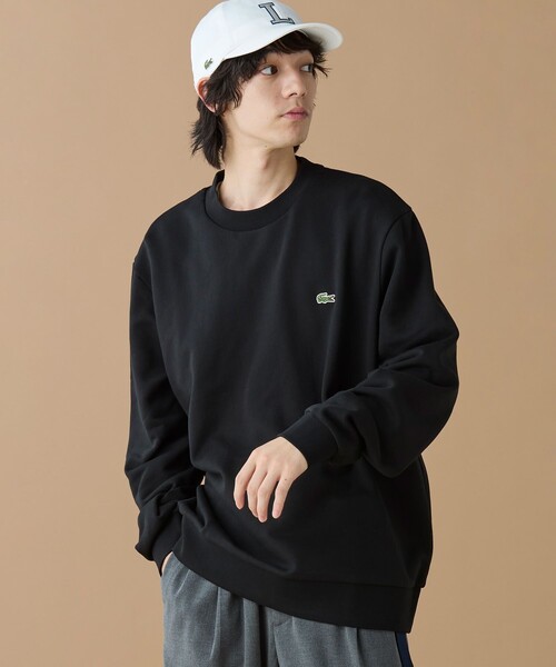 LACOSTE（ラコステ）の「エッセンシャルクルーネックスウェット（スウェット・メンズ・カーキ/ブラウン/ホワイト/ベージュ/ライトブルー/ブラック/セージグリーン/ネイビー/グレー・4/5/2/3/6）」の18枚目の写真