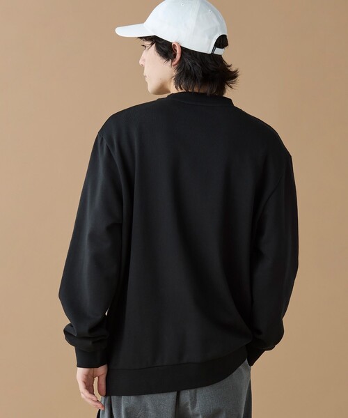 LACOSTE（ラコステ）の「エッセンシャルクルーネックスウェット（スウェット・メンズ・カーキ/ブラウン/ホワイト/ベージュ/ライトブルー/ブラック/セージグリーン/ネイビー/グレー・4/5/2/3/6）」の16枚目の写真