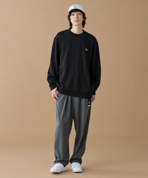 LACOSTE（ラコステ）の「エッセンシャルクルーネックスウェット（スウェット・メンズ・カーキ/ブラウン/ホワイト/ベージュ/ライトブルー/ブラック/セージグリーン/ネイビー/グレー・4/5/2/3/6）」の15枚目の写真